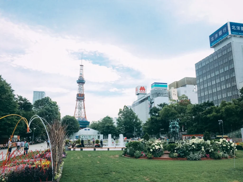 札幌大通りの風景